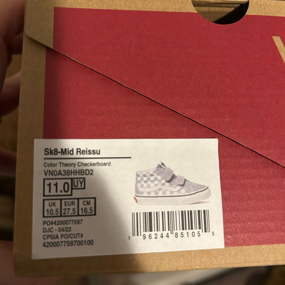 Vans Sk8-Mid Reissu Kids Shoes - Gray Checkerboard